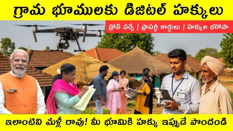 Svamitva E Survey Scheme Telugu