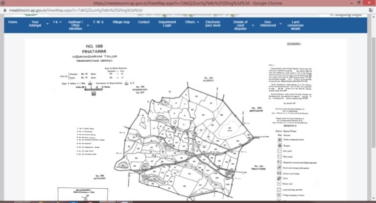 AP Village Map Download 2025 – MeeBhoomi ద్వారా మీ గ్రామం మ్యాప్ Online ...