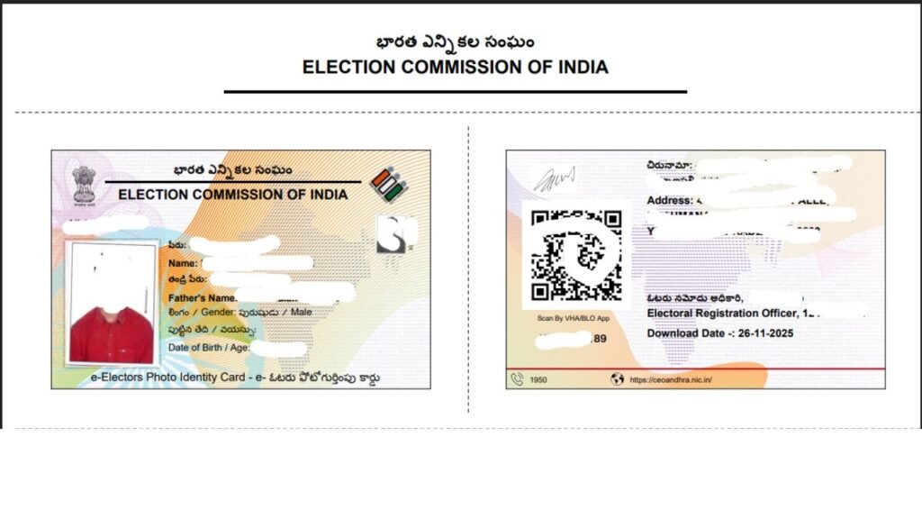 Ap Id Label Example AP Voter Card Download 2025 – How to Download Digital Voter ID Online ...
