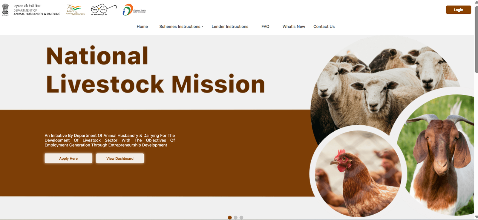 National Livestock Mission Home Page