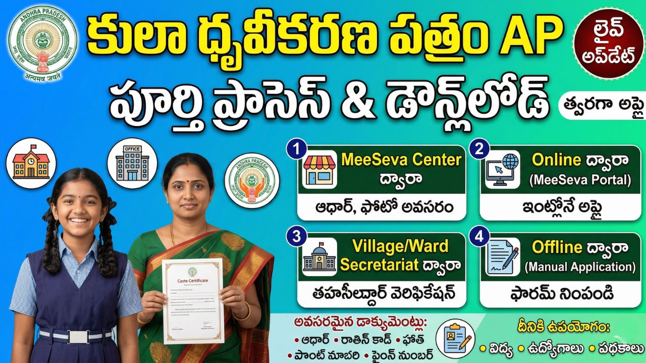Caste Certificate AP