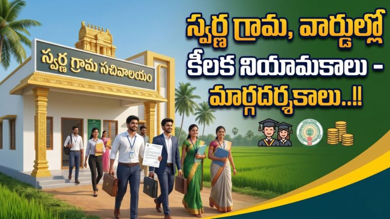 AP Swarna Gram Ward Secretariat Recruitment 2026