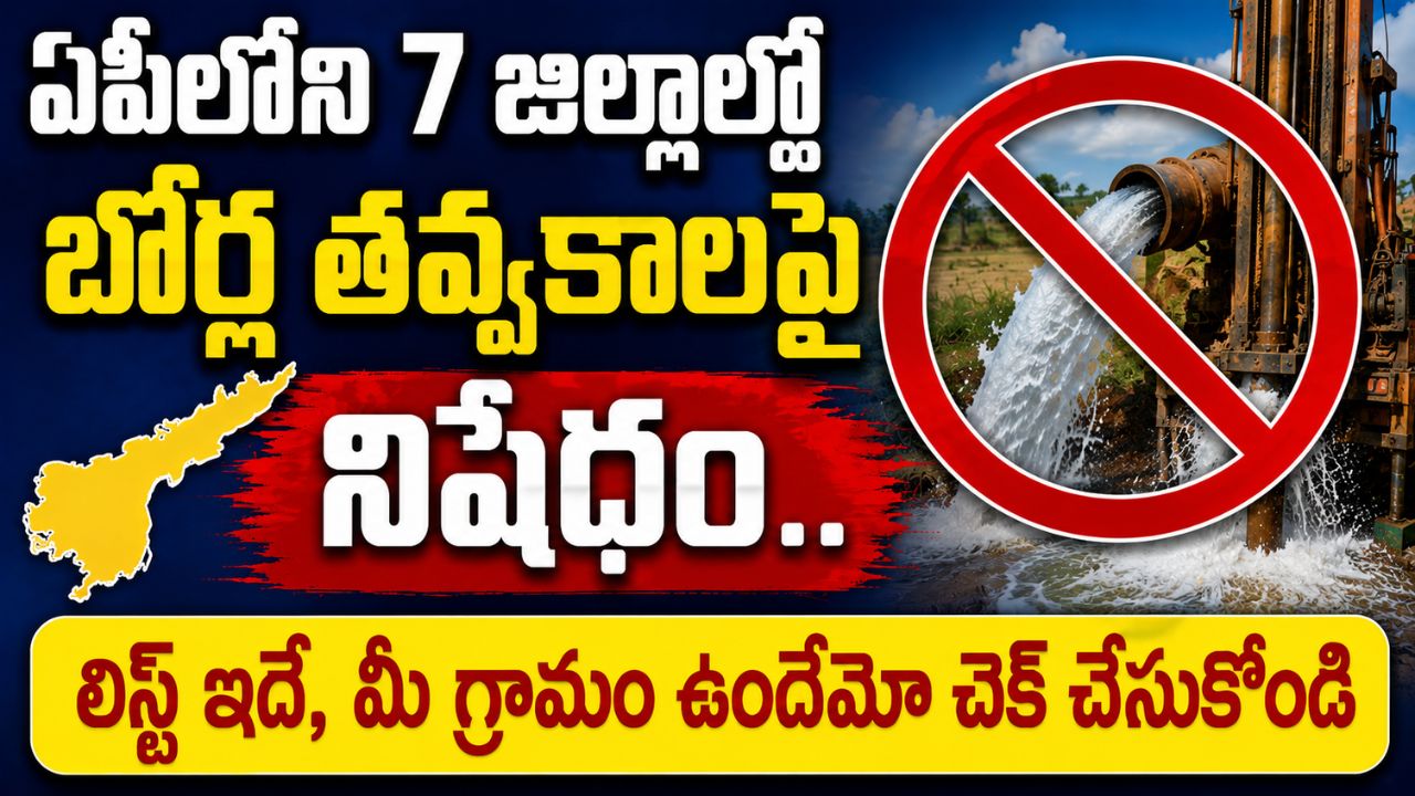 AP Bore Wells Ban 2026
