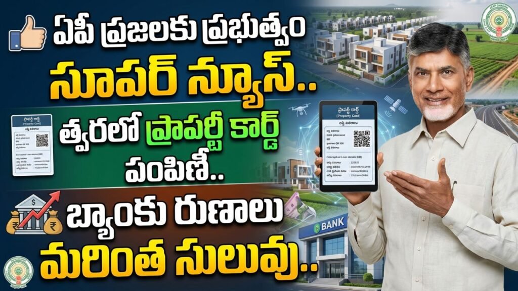 AP Property Card 2026: ఏపీ ప్రజలకు ప్రభుత్వం సూపర్ న్యూస్.. త్వరలో ...