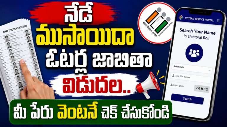 Draft Voter List SIR 2026