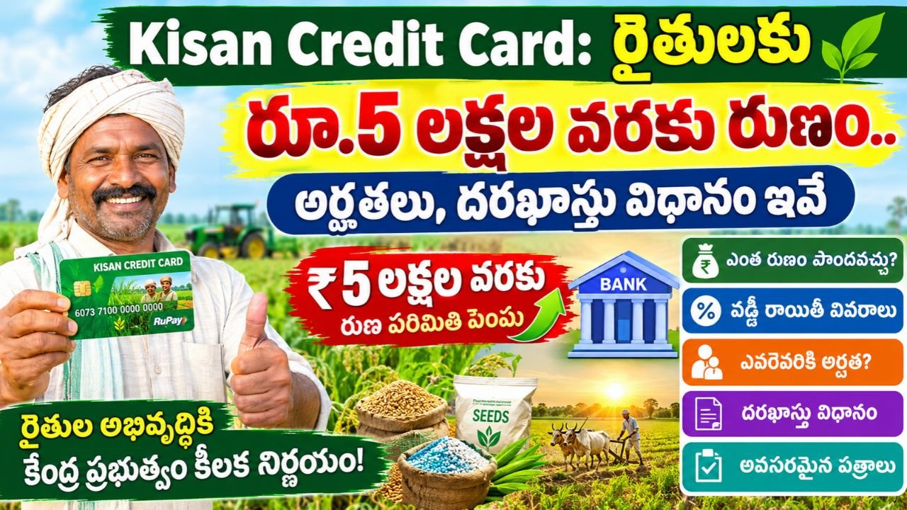 రైతులకు కేంద్రం అదిరిపోయే సూపర్ న్యూస్.. నేరుగా అకౌంట్లోకి రూ.5 లక్షలు.. ఈ అర్హతలు మస్ట్..